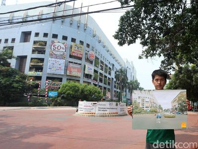 Foto: Pedestrian di Kawasan Blok M Sebelum dan Sesudah Revitalisasi