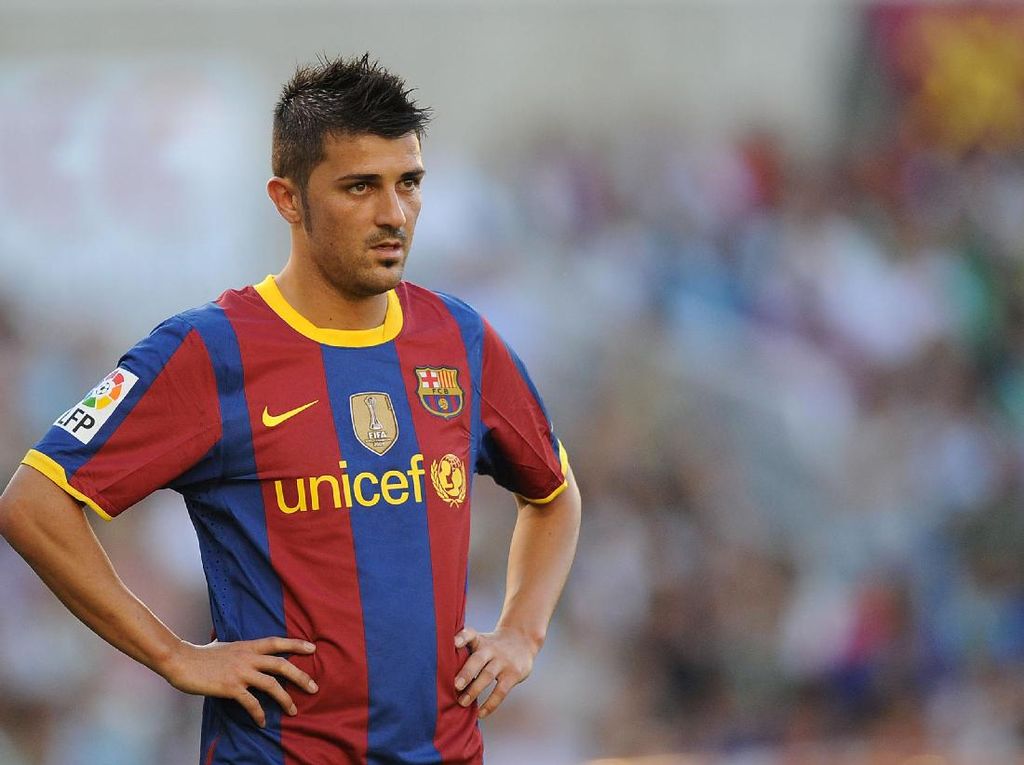 Lihat Nih! 5 Gol Terbaik David Villa di Barcelona