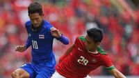 Duel Garuda vs Gajah Putih Tanpa Pemenang