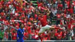 Duel Garuda vs Gajah Putih Tanpa Pemenang