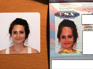 Foto Paspor Wanita Ini, Kepalanya Kok Aneh?