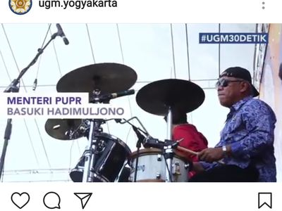 Foto: Begini Aksi Nyentrik Para Menteri Jokowi