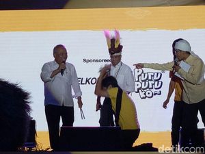 Keren! Menteri Basuki-Budi Ngeband Bento di Indonesia Happy