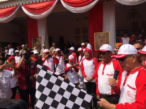 Djarot dan Try Sutrisno Napak Tilas Proklamasi di Gedung Joang 45
