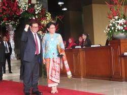 Menteri dan Anggota Dewan Mulai Berdatangan ke Sidang Tahunan