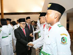Paskibra Kabupaten Banyuwangi jadi Duta Nasionalisme