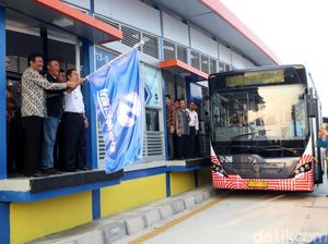 Djarot Resmikan Transjakarta Koridor 13