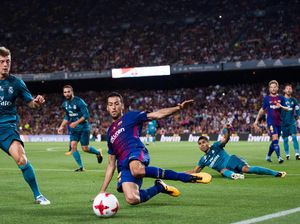 Busquets Bela Pique, Enggan Komentari Reaksi Madrid terhadap Sanksi Ronaldo