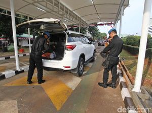 Jelang Sidang Tahunan, Gedung DPR Dijaga Ketat