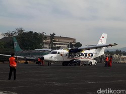 Uji Terbang Perdana, N219 Terbangi Langit Bandung 40 Menit