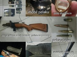Simpan Senpi Rakitan dan Peluru Aktif, Ali Ditangkap di Pekanbaru