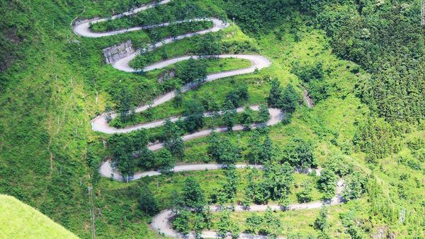 Foto: Jalan mengerikan di China