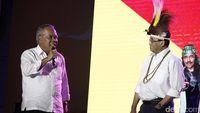 Serunya Aksi Basuki dan Budi Karya di Indonesia Happy