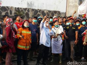 Wali Kota Risma Pantau Kebakaran di Kapas Madya
