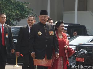 Momen-momen SBY Pertama Kali Upacara HUT RI di Istana Era Jokowi