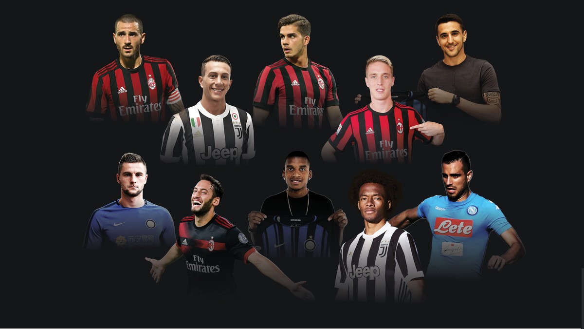 Bursa transfer Serie A 2017/2018 (Infografis Detiksport)