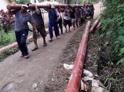 53 Desa di Kalimantan Kini Terang Benderang