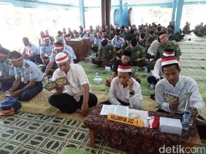 Aksi 171717, TNI di Surakarta Peringati HUT RI di Masjid Agung