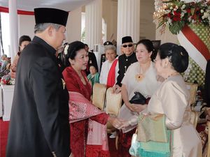 Istana Senang, Mega dan SBY Bertemu di Perayaan HUT RI