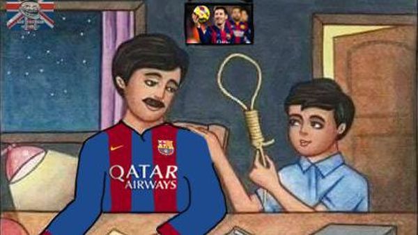 Meme Lucu Bertebaran Pasca Barcelona Dipecundangi Madrid