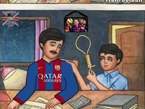 Meme Lucu Bertebaran Pasca Barcelona Dipecundangi Madrid