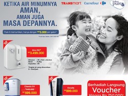 Transmart Carrefour Gelar Promo dari Unilever Pure It