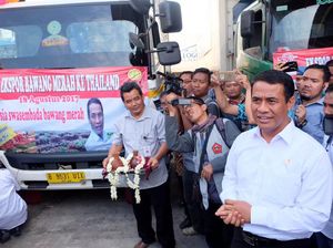 Perjalanan RI Impor Bawang Hingga Akhirnya Ekspor ke Thailand