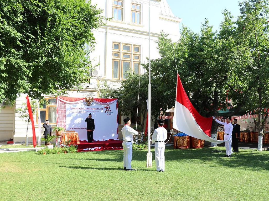 Perayaan Kemerdekaan Indonesia yang Sederhana dan Khidmat di Rumania