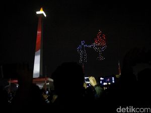 Megahnya Pesta Countdown Asian Games di Jakarta