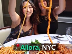 Sluurp! Tak Putus-putus, Spaghetti Ini Panjangnya Mencapai 9 Meter Lho!