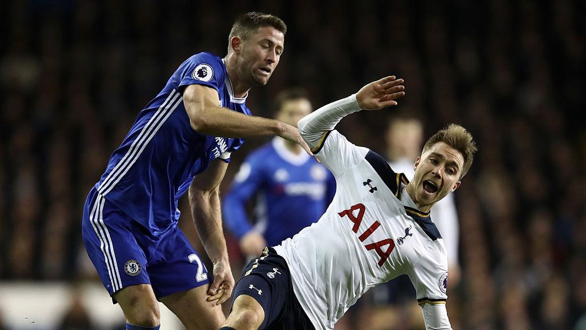 Duel Spurs vs Chelsea musim lalu (Foto: Julian Finney/Getty Images)