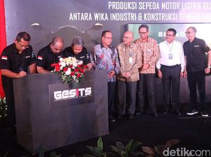 Motor Listrik Lokal Gesits Siap Diproduksi