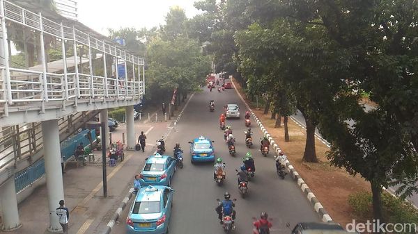 Potret Pemotor di Jl Sudirman yang Bakal Terusir