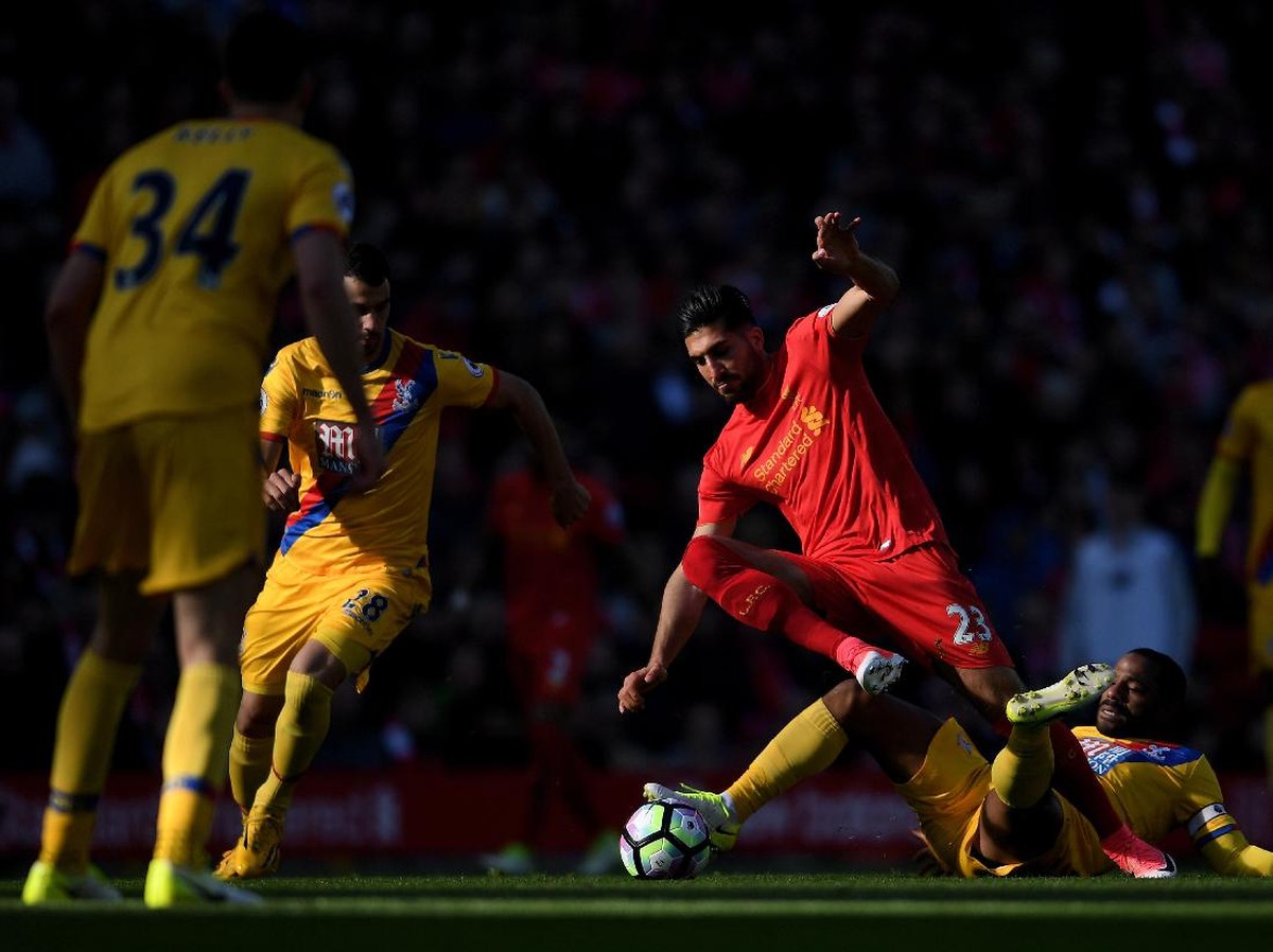 Liverpool melawan Crystal Palace (Foto: Laurence Griffiths/Getty Images)