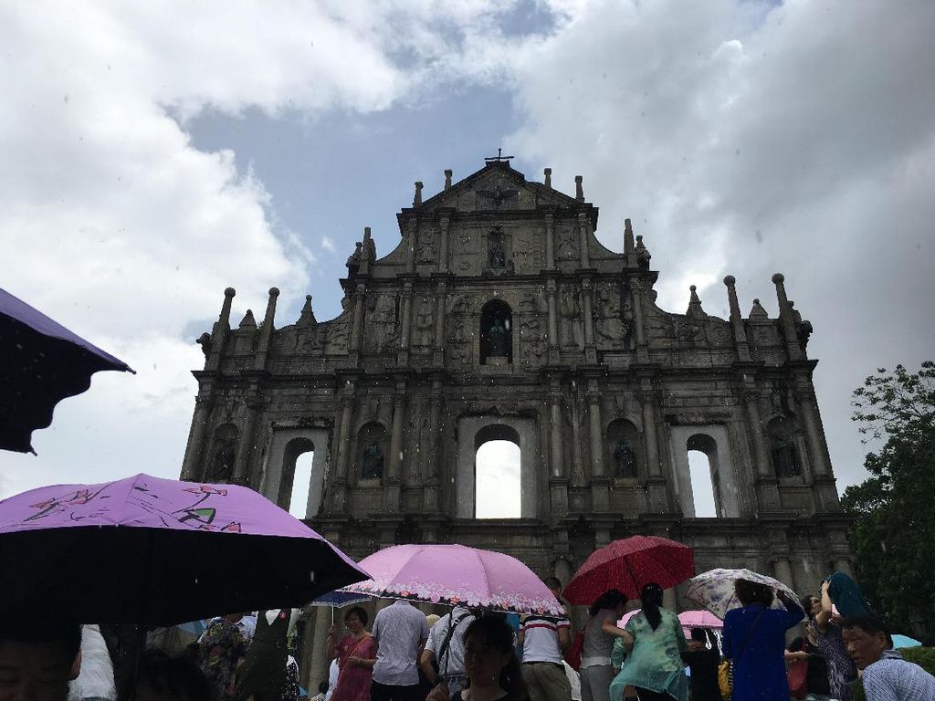 Foto: Reruntuhan Gereja yang Instagenic di Makau Foto: Reruntuhan Gereja yang Instagenic di Makau