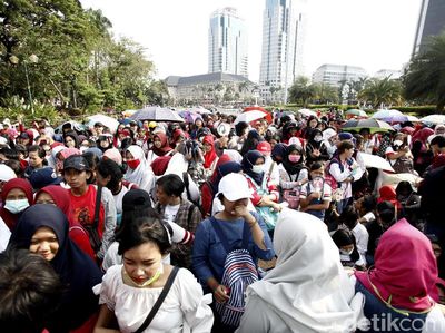 Suasana Monas Hari Ini Jelang Countdown Asian Games