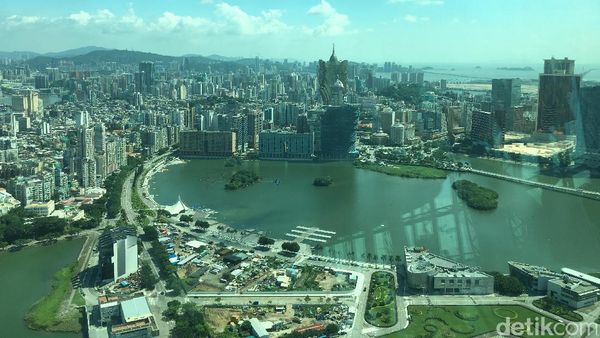 Foto: Keindahan Sejati Makau dari Ketinggian