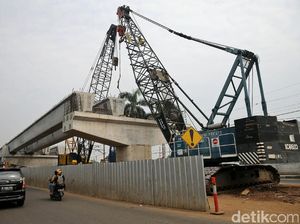 Foto: Wujud Flyover Cipinang Lontar Mulai Terlihat