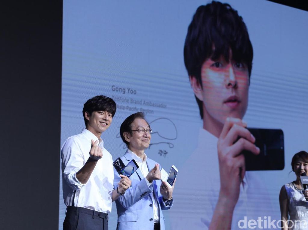 Sapa Penggemar, Gong Yoo Keluarkan Jurus Andalan di Peluncuran Zenfone 4