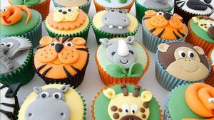 Menggemaskan! 8 Cupcake dengan Wajah Imut Lucu Binatang Ini
