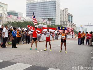 Agus Prayogo Sumbang Perak dari Maraton