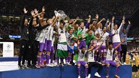 Trofi nomor empat didapat Zidane pada Juni 2017 lalu, saat Madrid mengalahkan Juventus di final Liga Champions. (David Ramos/Getty Images)