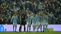 Sementara kekalahan nomor empat Zidane terjadi di 18 Januari 2017. Berhadapan dengan Celta Vigo di perempatfinal Copa del Rey, Madrid tunduk 1-2. (Octavio Passos/Getty Images)