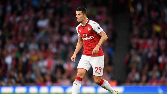Gelandang Arsenal Granit Xhaka (Michael Regan/Getty Images) Gelandang Arsenal Granit Xhaka (Michael Regan/Getty Images)
