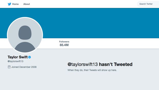 Taylor Swift menghapus media sosialnya sebelum meluncurkan album baru.