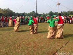Saat Danjen Kopassus Kalah Lomba Balap Karung