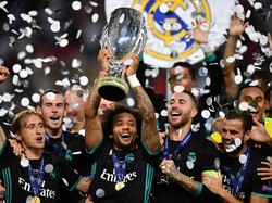 Real Madrid empat kali menjuarai Piala Super Eropa sejak tahun 2000. Mereka memenanginya di tahun 2002, 2014, 2016, dan 2017. (Foto: Dan Mullan/Getty Images)