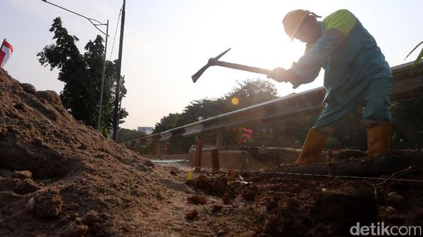 Pedestrian di Jalan Pos Pasar Baru Dibikin Keren