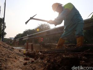 Pedestrian di Jalan Pos Pasar Baru Dibikin Keren