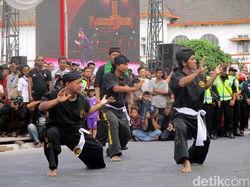 Ribuan Pesilat Semarakkan Pencak Malioboro Festival di Yogya